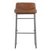 Moe's Home Collection Starlet Barstool Open Road Brown Leather-m2 Stools 1 Moe's Home Collection Starlet Barstool Open Road Brown Leather-m2 Stools