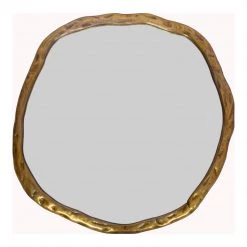 Moe's Home Collection Foundry Mirror Large Gold