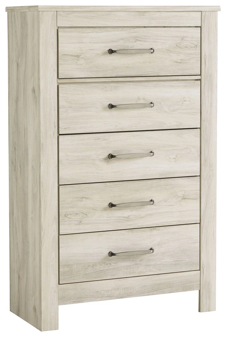 Ashley Furniture Bellaby - Whitewash - Five Drawer Chest Chests 3 Ashley Furniture Bellaby - Whitewash - Five Drawer Chest Chests
