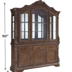 Signature Design By Ashley® Charmond - Dark Brown - China Cabinet Cabinets