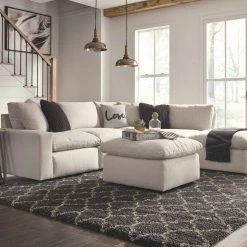 Ashley Furniture Savesto - Oversized Cottony - Accent Ottomans