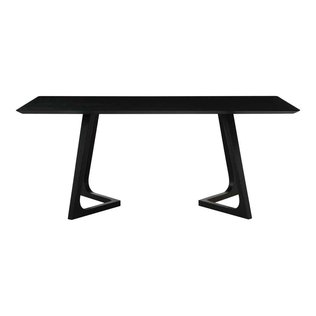 Moe's Home Collection Godenza Dining Table Rectangular Black Ash 3 Moe's Home Collection Godenza Dining Table Rectangular Black Ash