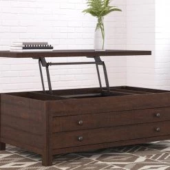 Ashley Furniture Tables Camiburg - Warm Brown - Lift Top Cocktail Table