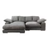 Moe's Home Collection Plunge Sectional Charcoal