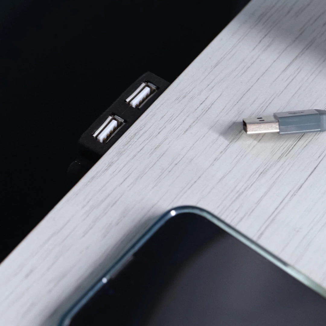 Emerald Home New Haven Nightstand W/USB 13 Emerald Home New Haven Nightstand W/USB