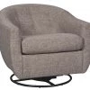 Ashley Furniture Upshur - Taupe - Swivel Glider Accent Chair