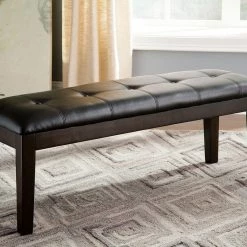 Ashley Furniture Haddigan - Dark Brown - Large Uph Dining Room Bench 17 Ashley Furniture Haddigan - Dark Brown - Large Uph Dining Room Bench