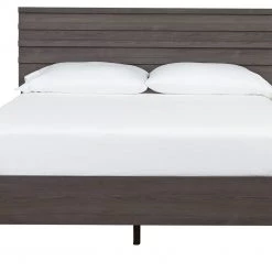 Signature Design By Ashley® Beds Brymont - Dark Gray - Queen Panel Platform Bed