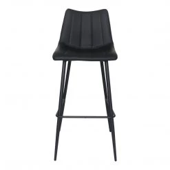Moe's Home Collection Alibi Barstool Matte Black-m2