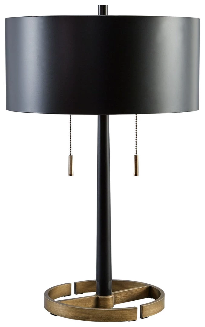 Ashley Furniture Amadell - Black/gold Finish - Metal Table Lamp (1/cn) Accessories 3 Ashley Furniture Amadell - Black/gold Finish - Metal Table Lamp (1/cn) Accessories