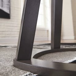 Ashley Furniture Luvoni - White/dark Charcoal Gray - Occasional Table Set (3/cn)