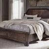 Signature Design By Ashley® Adinton - Brown - King Panel Bed With 2 Storage Drawers 1 Signature Design By Ashley® Adinton - Brown - King Panel Bed With 2 Storage Drawers