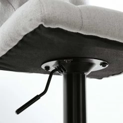 Signature Design By Ashley® Gaddison - Light Beige/black - Tall Uph Swivel Barstool(2/cn)