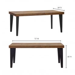 Moe's Home Collection Tables Parq Rectangular Dining Table