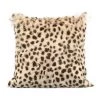 Moe's Home Collection Accessories Spotted Goat Fur Pillow Cream