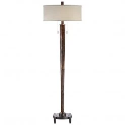 Uttermost Rhett Burnished Oak Floor Lamp