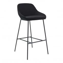 Moe's Home Collection Stools Shelby Barstool Black 13 Moe's Home Collection Stools Shelby Barstool Black