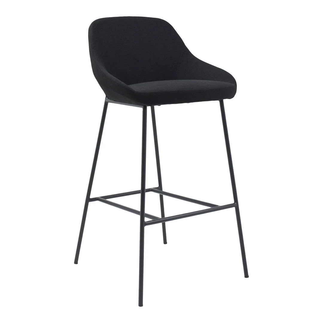 Moe's Home Collection Stools Shelby Barstool Black 7 Moe's Home Collection Stools Shelby Barstool Black