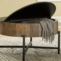 Ashley Furniture Nashbryn - Gray/brown - Round Cocktail Table 17 Ashley Furniture Nashbryn - Gray/brown - Round Cocktail Table