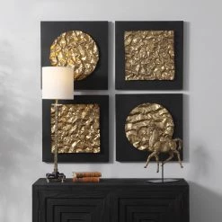 Accessories Uttermost Boaz Gold Wall Decor, Set/2 13 Accessories Uttermost Boaz Gold Wall Decor, Set/2