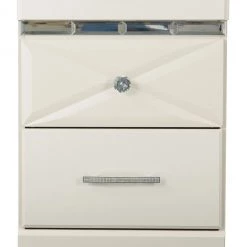 Ashley Furniture Dreamur - Champagne - Two Drawer Night Stand Nightstands