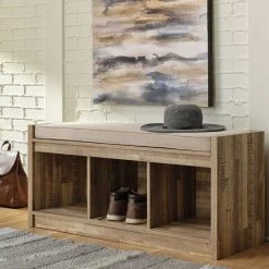 Signature Design By Ashley® Gerdanet - Bench With Open Storages Benches