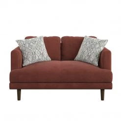 Emerald Home Juno Loveseat Paprika Loveseats