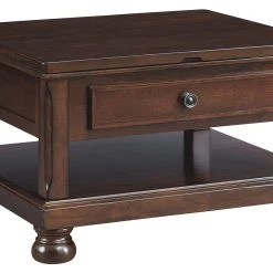 Ashley Furniture Porter - Rustic Brown - Lift Top Cocktail Table