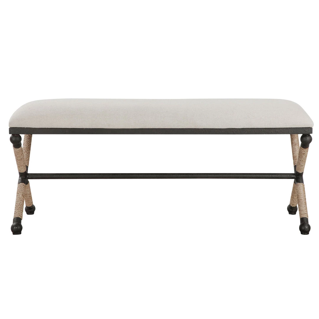 Uttermost Firth Oatmeal Bench 3 Uttermost Firth Oatmeal Bench