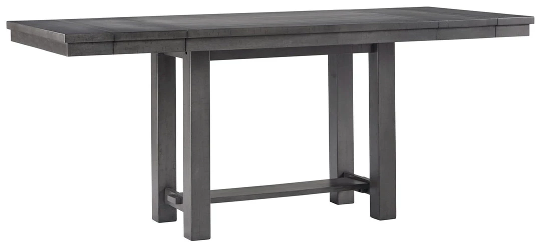 Signature Design By Ashley® Myshanna - Dark Gray - 5 Pc. - Counter Extension Table, 4 Barstools 7 Signature Design By Ashley® Myshanna - Dark Gray - 5 Pc. - Counter Extension Table, 4 Barstools