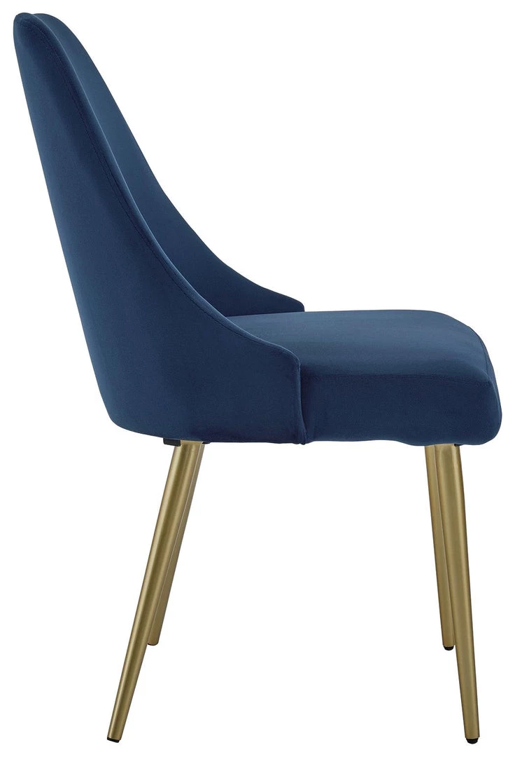 Ashley Furniture Chairs Wynora - Blue/gold Finish - Dining Uph Side Chair (2/cn) 7 Ashley Furniture Chairs Wynora - Blue/gold Finish - Dining Uph Side Chair (2/cn)