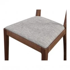 Moe's Home Collection Chairs Leone Dining Chair Walnut M2