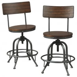 Ashley Furniture Stools Odium - Ultimate Best In Class Swivel Barstool (2/CN)