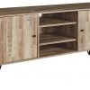 Ashley Furniture TV Stands Gerdanet - Natural - Large Tv Stand