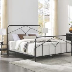 Ashley Furniture Beds Nashburg - Black - Metal HDBD/FTBD/Rails