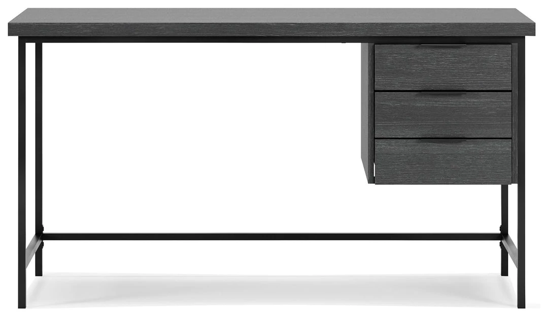 Ashley Furniture Yarlow - Black - Home Office Desk - 3-drawers Desks 10 Ashley Furniture Yarlow - Black - Home Office Desk - 3-drawers Desks