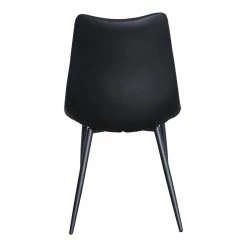 Moe's Home Collection Alibi Dining Chair Matte Black-m2 Chairs