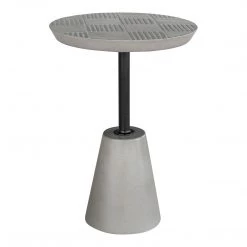 Moe's Home Collection Tables Foundation Outdoor Accent Table Grey