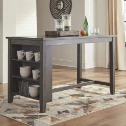Ashley Furniture Caitbrook - Dark Gray - Rect Dining Room Counter Table