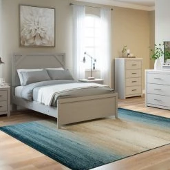 Signature Design By Ashley® Cottenburg - Light Gray/Best In Class - Panel Bed