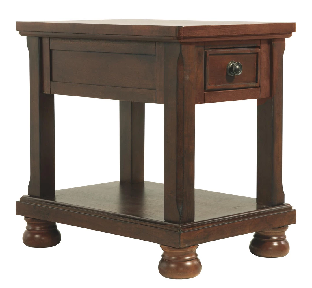 Ashley Furniture Tables Porter - Rustic Brown - Chair Side End Table 3 Ashley Furniture Tables Porter - Rustic Brown - Chair Side End Table