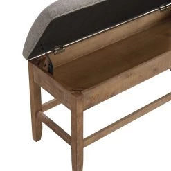 Ashley Furniture Aleeda - Brown/gray - Storage Counter Uph Bench Benches