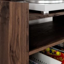 Signature Design By Ashley® Calverson - Mocha - Turntable Accent Console Cabinets 16 Signature Design By Ashley® Calverson - Mocha - Turntable Accent Console Cabinets