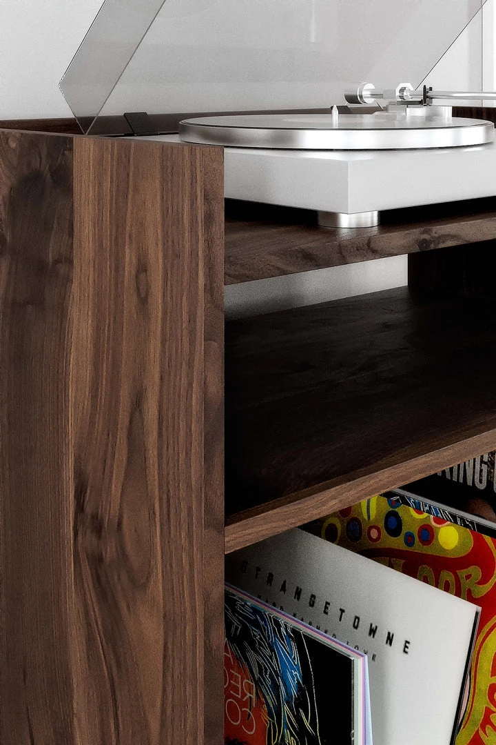 Signature Design By Ashley® Calverson - Mocha - Turntable Accent Console Cabinets 9 Signature Design By Ashley® Calverson - Mocha - Turntable Accent Console Cabinets