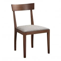 Moe's Home Collection Chairs Leone Dining Chair Walnut M2