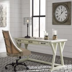Signature Design By Ashley® Jonileene - Best In Class - Leg Desk, Cabinet With Desk Hutch, Swivel Chair
