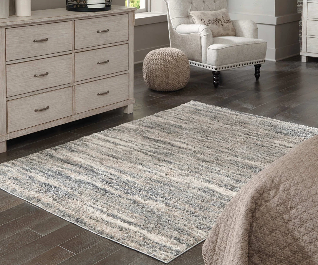 Ashley Furniture Accessories Gizela - Ivory/beige/gray - Large Rug 5 Ashley Furniture Accessories Gizela - Ivory/beige/gray - Large Rug