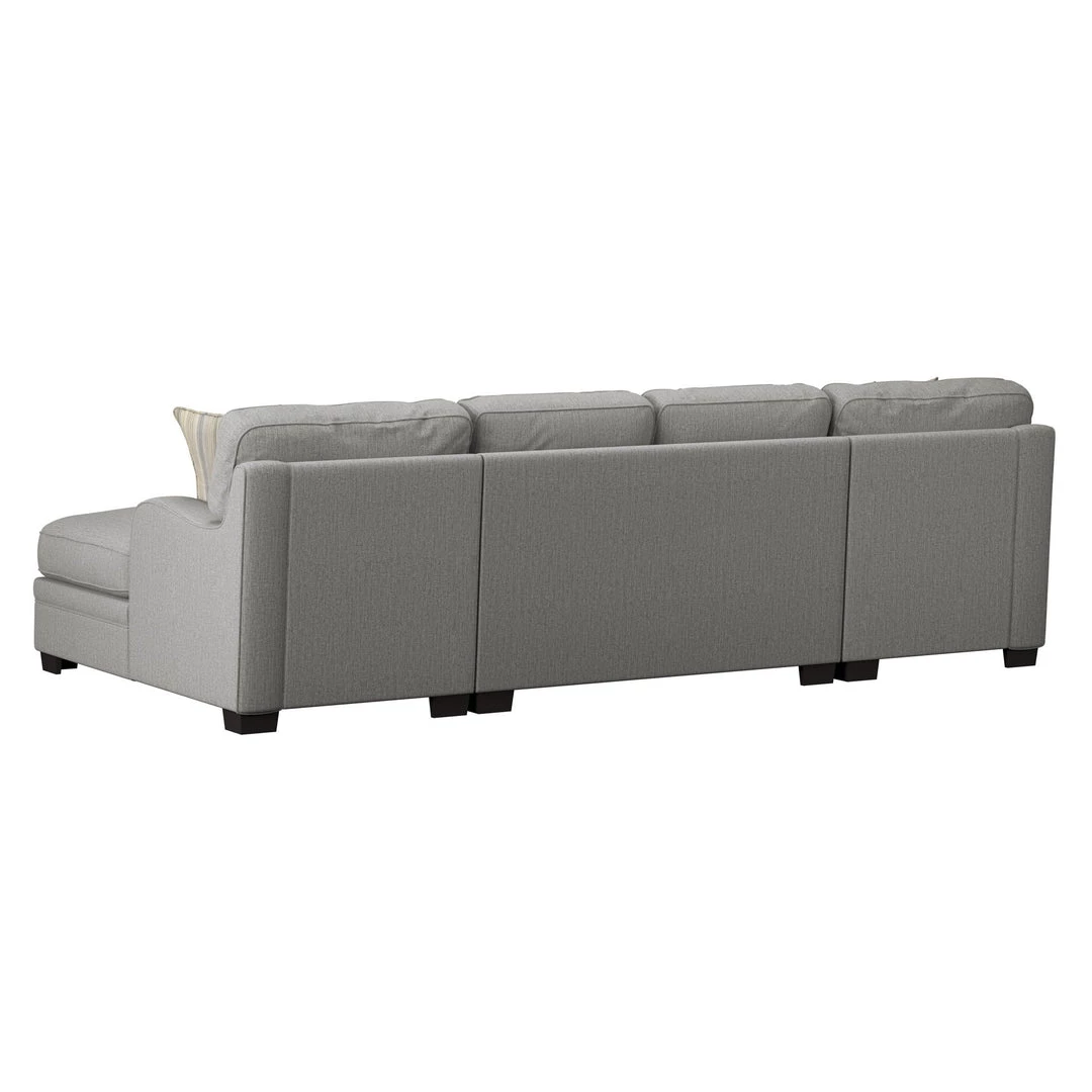 Emerald Home Analiese U-shaped Sectional Linen Gray Sectional Pieces 9 Emerald Home Analiese U-shaped Sectional Linen Gray Sectional Pieces