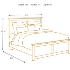 Ashley Furniture Maribel - Patterned - Panel Headboard Headboards