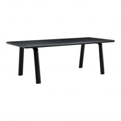 Moe's Home Collection Malibu Dining Table Black Ash